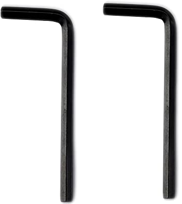 Musiclily Basic 3/16 Steel Allen Key Hex Wrench for Mexican Fender Guitar Truss Rod Adjustment, Black (Set of 2)