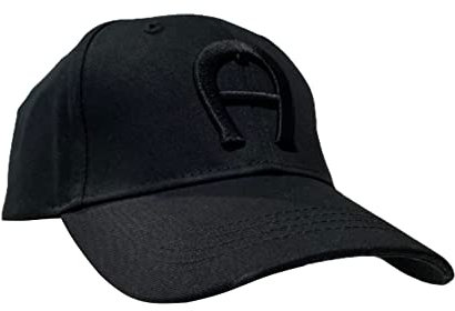 Aigner Logo Baseball Cap, Schwarz 241103