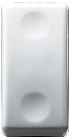 GEWISS - GW20572DY Interruttore Unipolare 250V AC, 16Ax, con Lente Neutra Sostituibile, Luminoso 230 V AC, 1 Modulo, System White