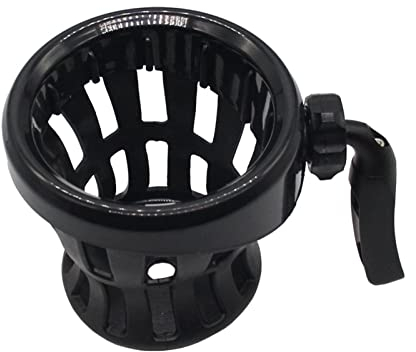 dobooo Motorcycle Cup Holder Lightweight Bicycle Bottle Holder Bike Cup Bottle Cage for Handlebars Secure Retention Bottle Holder Fix On Handlebar for Motorbike Scooter