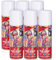 Pack 6 Laca de Pelo Color Blanco 125ml - Spray Colores para Cabello Rápida coloración, Lavable