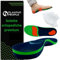 Plantar People - Solette ortopediche a lunghezza intera, con supporti per arco plantare e cuscinetti in silicone, cuscinetto metatarsale e tallone, per trattamento fascite plantare (XS)