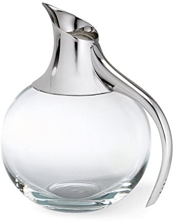 CATORS Silver - Sterling Silver & Crystal Streamline Bubble Wine Jug