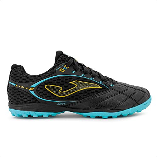 Joma Liga 5 LIGS2301TF, Stivale da calcio Erba artificiale per uomo nero (Numeric_43), Bianco nero, 43 EU