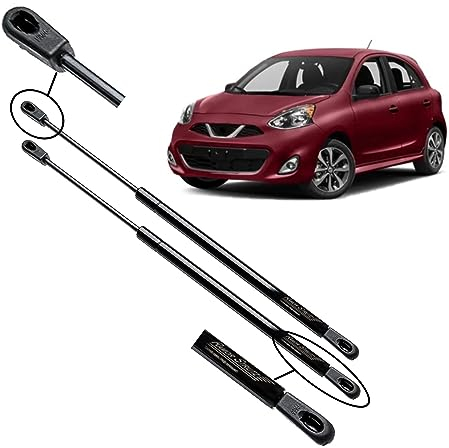 Ramor Strutz 2x Gasfeder Dämpfer Heckklappe Kompatibel mit Nissan Micra Mk4 K13 2010-2016. Gasdruckfeder Heckklappendämpfer Ersatz für 904513HN0A und Andere.