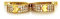Sapphir Ohrringe Herz 585 14 Karat Gelbgold mit Zirkonia - Gold Italienisch Ornamentale Goldohrringe - Ohrringe Creolen für Damen Mädchen - Glänzend Herz - inkl Zwei Luxusgeschenke