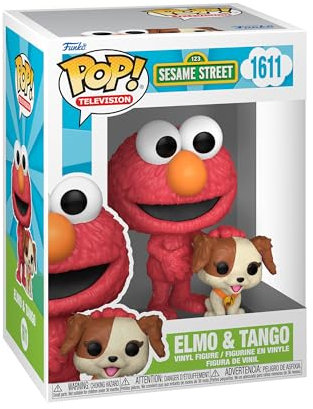 Funko Pop! TV: SS - Elmo & Tango - Sesame Street - Vinyl-Sammelfigur - Geschenkidee - Offizielle Handelswaren - Spielzeug Für Kinder und Erwachsene - TV Fans - Modellfigur Für Sammler und Display