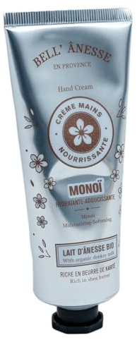 Label Provence Nature Label Provence – Französische Handcreme mit Bio-Eselsmilch und Sheabutter – Monoi-Duft – 75 ml Tube