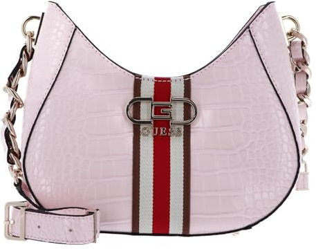 GUESS Nelka Top Zip Crossbody Pale Pink