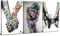 3 Panels Banksy Canvas Wall Art for Hallway and Stairs Abstract Graffiti Wall Decor Classic Street Art Romantic Love Hands Paintings for Living Room Decorations 12x16 Nordic Minimalist Prints Artwork