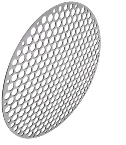 LVYXON Griglia rotonda in acciaio inox, griglia rotonda per barbecue, griglia in carbonio per forno a vapore, griglia per barbecue, griglia a carbone, cottura e asciugatura (22 cm)