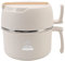 Apexare Lunch Crock Pot, tragbar, lebensmittelechtes Edelstahl-Mittagessen für warme Speisen für Kinder, Lunchbehälter mit großem Fassungsvermögen und Fächern, wiederverwendbarer (Beige)