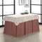 Falda Camilla Rectangular Bali Jacquard + Tapete - Rosa, 70x120cm