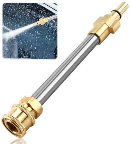 Adaptateur pour Nettoyeur Haute Pression Nilfisk Ancien Type, Raccord Rapide 1/4'', Coupleurs de Laveuse à Pression, Compatible avec Pistolet et Accessoires de Nettoyage
