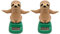 Aublinto Solar Spielzeuge & Figuren Solar Wackelfiguren Auto Solarfigur Wackelfigur Bobblehead Figur Faultier Solarbetriebenes Dekofigur Armaturenbrett Dekoration Für Fensterbank Büro Schreibtisch