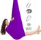 Sensorische Therapieschaukel Kinder Tuch Schaukel, Kinderschaukel Mit Autismus, ADHS, Kinderschaukel Indoor, Hängesessel Indoor Für Kinder Erwachsene Tuchschaukel Mit Zubehör(Purple,150x280CM/59x110in