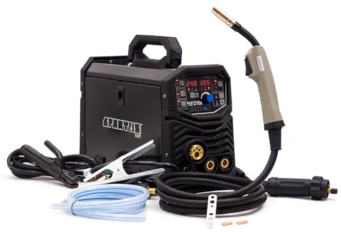Spartus EasyMIG 210S MIG/MAG Schweißgerät 200Amp Synergie 3in1 Inverter FLUX MMA 230V
