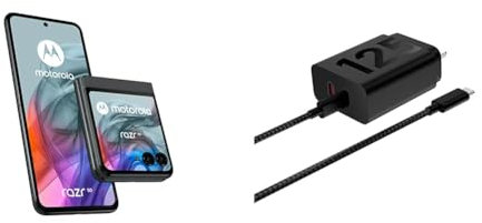 Motorola Razr 50 Grey + 125W charger dual port
