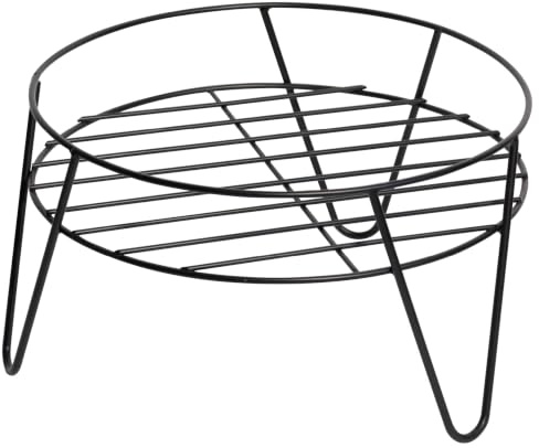 WAGNER Pflanzenständer - HAIRPIN STYLE - Ø 34 x 20 cm, für Außenbereich + Innenbereich, Blumenständer aus pulverbeschichtetem Stahldraht, Tragkraft 40 kg - 25062001