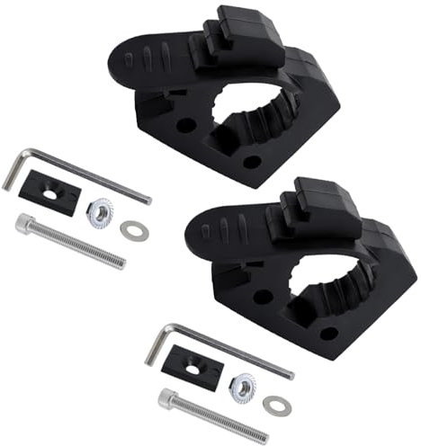 susiodeu Fits 1-1/7 to 1-3/7 Diameter Tool Handles Durable Quick Release Rubber Clamp Mount Kit UTV ATV 4X4 Roof Rack Shovel Holder for Trucks UTV ATV 4X4
