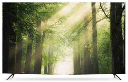 HSTANGKY Housse De Protection TV Motif Forêt Housse Décorative Moderne En Tissu Housse Murale Pour TV LED LCD Intérieure Et Extérieure Protection Anti-poussière Et Solaire-grove||40-43inch