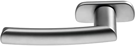 Original Roto Fenstergriff | Fenster Griff für Dachfenster der Baureihe R6 und R8 Kunststoff | Farbe Silber