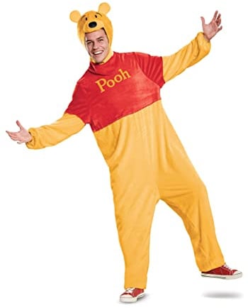 Disguise Limited Winnie The Pooh Deluxe Adult Fancy Dress Costume Medium Yellow