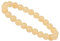 ELEDORO Handgefertigtes Edelstein Perlen Stretch Armband - Echte Steine 8mm (Orangen Calcit)