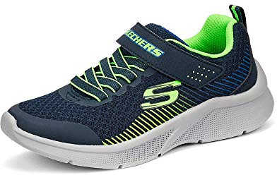 Skechers Boy's Microspec Max Brisk-Stripe Slip-in Trainers
