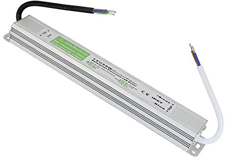 LEDSone Trafo, Beleuchtungstransformator 50W LED-Streifenmodul-Treiber von 12 V, Stromversorgung für den Außenbereich, Beleuchtung, IP67 wasserdicht, AC 110-240V
