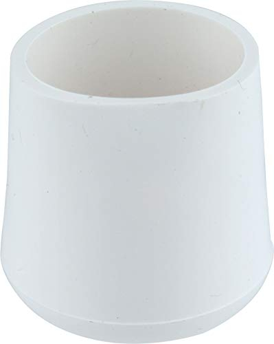 Lot de 16 Embouts pour Pieds de Chaise Ø 10-32 mm Blanc | Capuchons de Tubes – Capuchons coulissants – Capuchons de Pieds – Patins de Chaise
