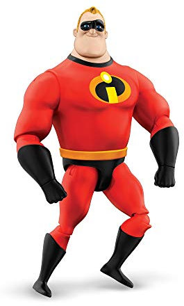 Disney Pixar Interactables Mr. Incredible Talking Action Figure, 8-Inch / 20.3-cm Tall Highly Posable Movie Character Toy, Interacts with Other Figures, Kids Gift Ages 3 Years & Older