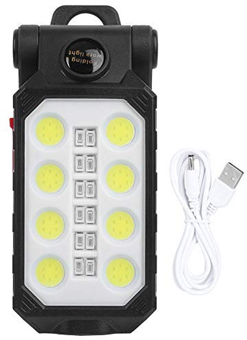 Sommerüberraschung Arbeitslampe, klappbare Arbeitslampe, Magnet Taschenlampe USB wiederaufladbar Hohe Helligkeit für Camping Home Beleuchtung Autoreparatur Stromausfälle Notwandern