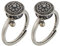 TBEONE Tibetisch-buddhistische Ringe mit Om-Gebetsrad Messing Lotus Mantra Ring Lucky Finger Ringe rotieren und dekomprimieren Retro Wear und Zubehör