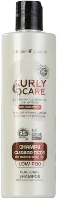 Thader Th Pharma Lockenpflege-Shampoo Low Poo Curly Care für lockiges und welliges Haar, 300 ml