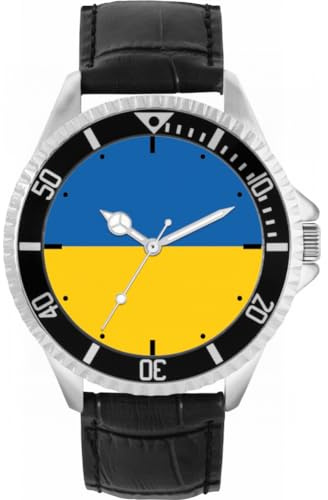 Toff London Ukraine-Flaggen-Uhr