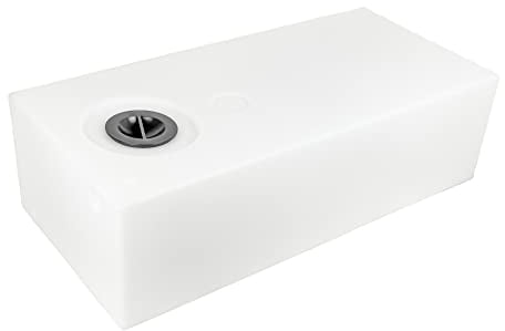 GATE14® Depósito de Agua para Camper y Barco Rígido Atóxico Blanco 9 Orificios de Conexión 120 l
