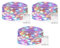 Lichterkette Innen Batterie, LED Lichterkette Batterie, 3 x 60CM Micro LED Lichterkette Batterie für Party, Garten, Weihnachten, Halloween, Hochzeit, Beleuchtung Deko (Bunt)