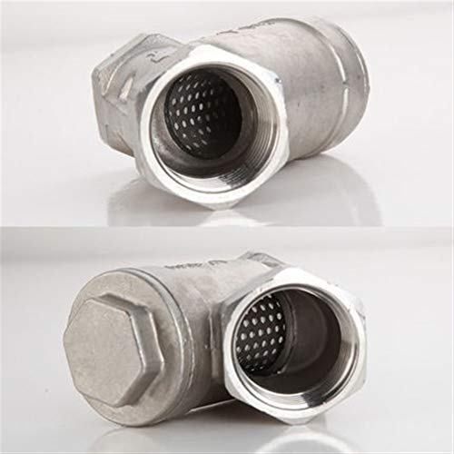 DOLUNTO Valvole di ritegno BSP 1/2 3/4 1 1-1/4 1-1/2 Pollici valvola Femminile Linea Y setaccio della Maglia discussioni Filtro 304 Filtro in Acciaio Inox Valvola (Specification : DN32)