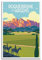 YIBIN Vintage-Poster für Roquebrune Sur Argens Poster, dekoratives Gemälde, Leinwand, Wandposter und Kunstbild, modernes Familien-Schlafzimmer, Dekor-Poster, 40 x 60 cm