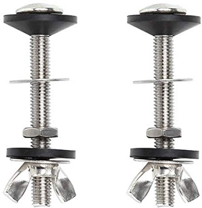 2 Pcs Stainless Steel Toilet Cistern Bolts - Close Coupling Toilet Tank Fixing Kit
