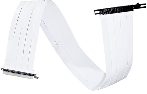 Lian Li PW-PCIV-4-90W PCIe Riser-Kabel, PCIe 4.0, 900mm, Weiß