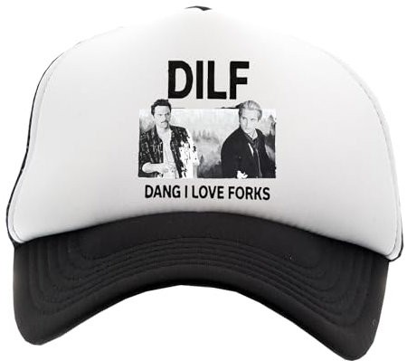 DILF Dang I Love Forks Vintage Kappe Baseball Unisex Kinder des Jungen Mädchens Einstellbar Cap Unisex Boy's Girl's