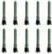 10 x untere Pentalobe-Schrauben für Apple iPhone X/XR/XS/XS MAX / 11/12 / 13/14 / Pro/MAX/Mini/Plus Öffnen Verschluss, Stern, 5 Spitzen (grün)