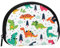 Porte-monnaie imprimé ski d'hiver portable pleine largeur est pratique pour un usage quotidien, Dinosaures colorés., Taille unique, Pochette à monnaie
