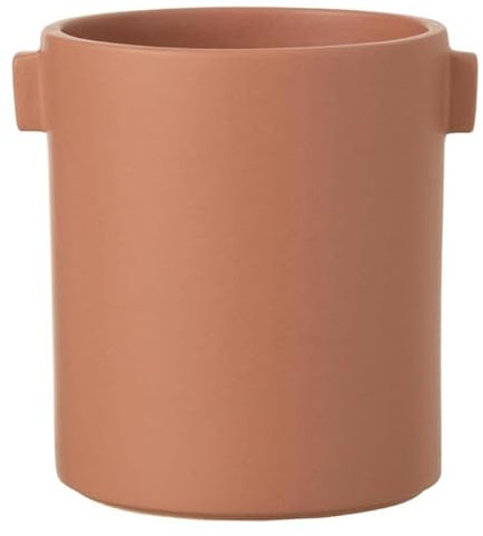 Cache-Pot Design Handle 17cm Terracotta