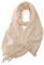 KARMA.DIEM Cashmere Merino Mix - Super Weicher XXL Schal - 180x65cm - Made in Spain - Unisex - Pashima/Stola/Extra Breit für Mann & Frau (Elfenbein/weiss)