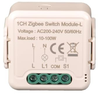 Yueyang Tuya ZigBee 3.0 Modulo Smart Switch, nessun cavo neutro richiesto Interruttore luminoso fai-da-te per casa intelligente, funziona con Alexa Google Home (1)