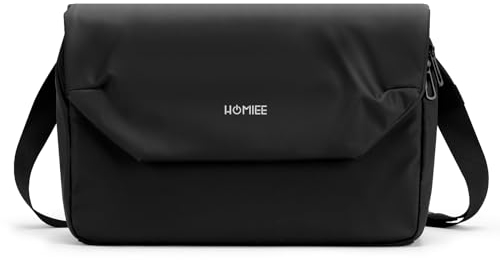 HOMIEE Herren Umhängetasche Klein Arbeitstasche Schultertasche Herren Wasserdicht Tasche Sling Crossbody Messenger Shoulder Bag Aktentasche Lehrertasche Männer für Arbeit Uni Business Schule