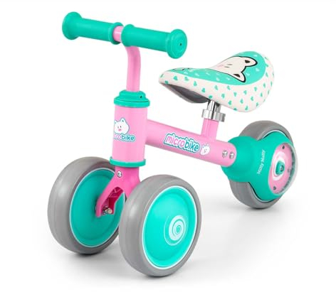 Milly Mally Micro Plus Cat ab 1,5 Jahren Lauflernwagen kinderspielzeug rutschrad Bobby car Baby Spielzeug rutschauto Kinder Geschenke 1 Jahr (Cat)